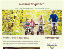 Tablet Screenshot of naturalsequence.ca